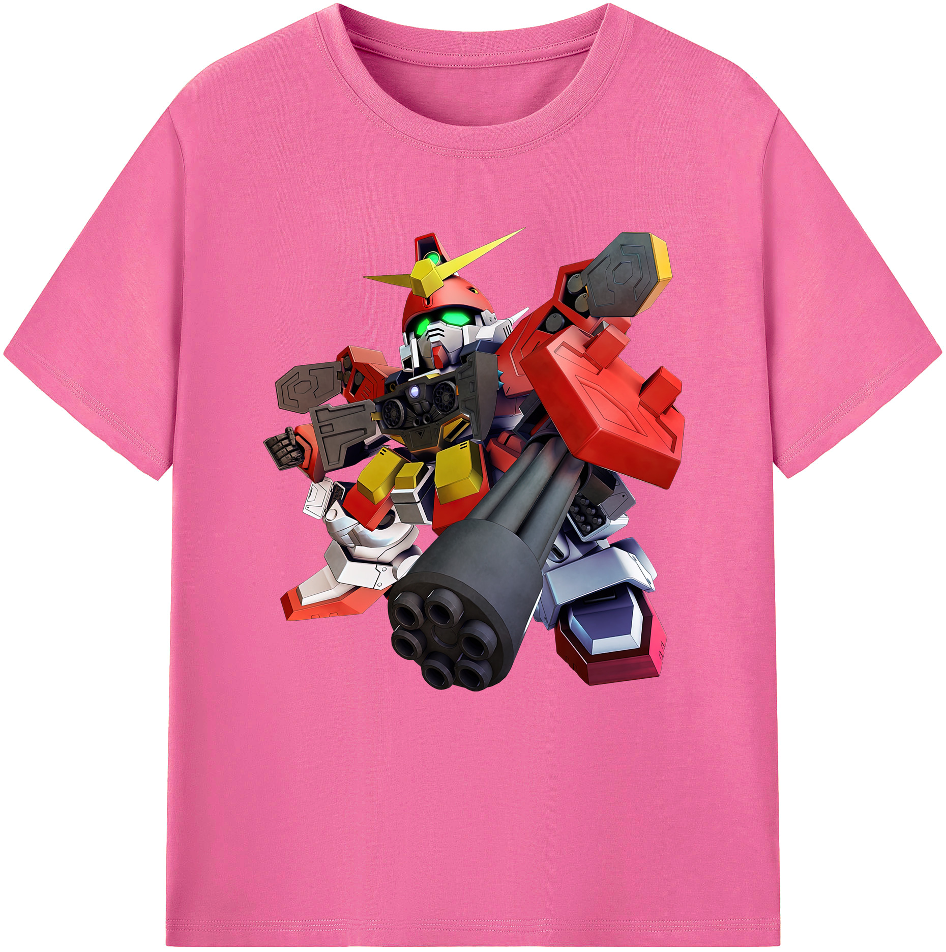 （画像用） 機動戦士ガンダム Mobile Suit Gundam レディースカジュアルプリントTシャツ（綿100％）